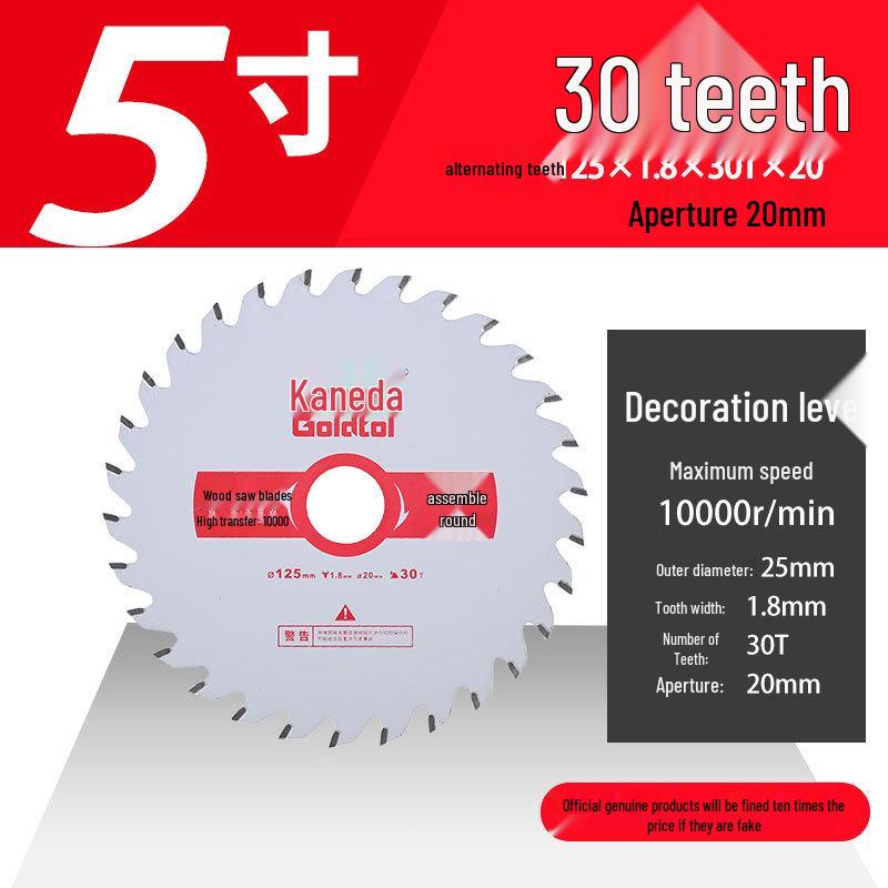 Jindian 4" & 10" Woodworking Saw Blades for Handheld Circular Saws & Angle Grinders