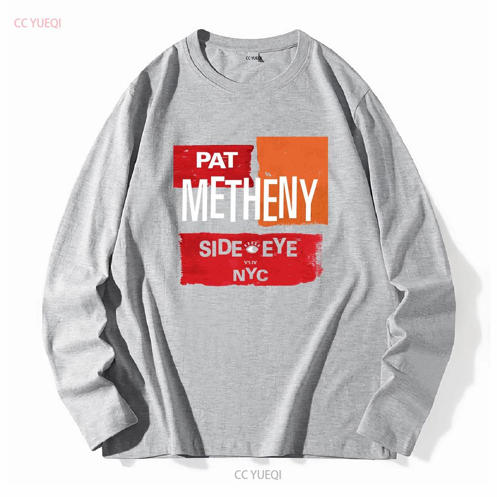 NEW Pat Metheny Side Eye For Man Women Black All Size T Shirt QQ1230 Vintage Washed Streetwear Slightly Soft Homme