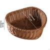 Handwoven Heart Basket for Dining Table, Multi-Purpose Storage Solution