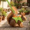 Trakční lano pro mazlíčky ve tvaru dinosaura se zvonkem Hamster Hrudní postroj Roztomilý křeček Postroj vesta Trénink