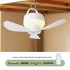 Smart USB Rechargeable Fan with Night Light for Dorms and Camping