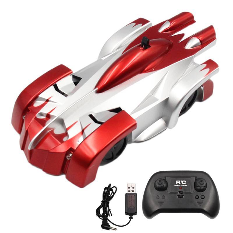 Remote Wall Climbing Control Car Dual Mode Rotating Stunt Headlight Rechargeable