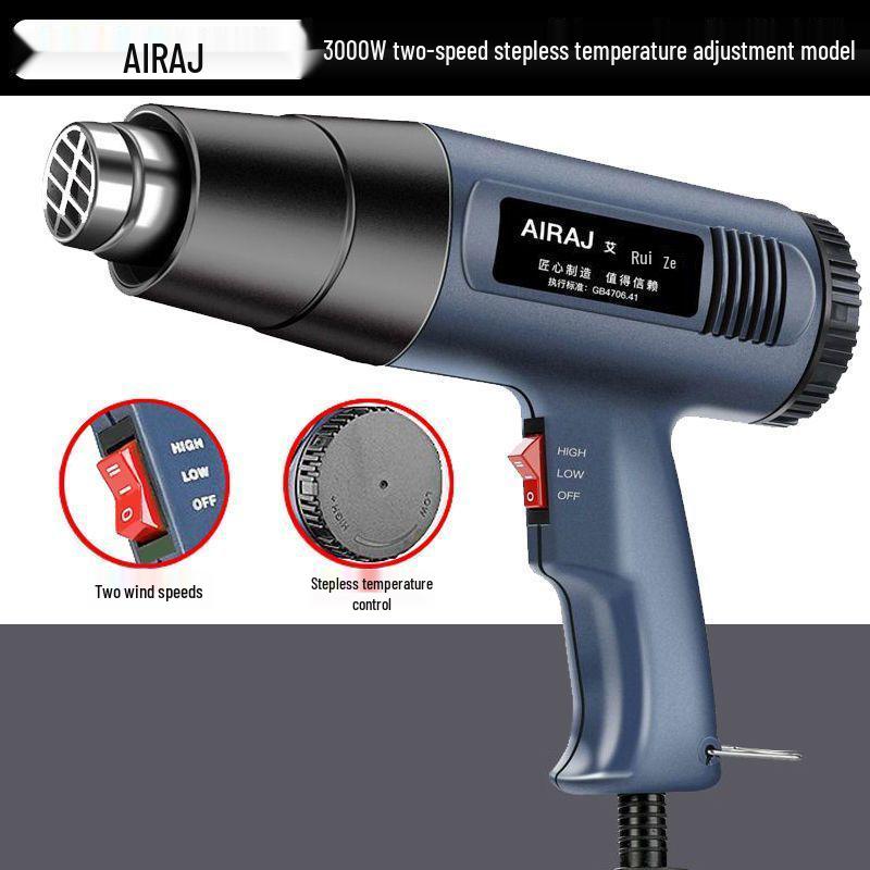 Arrizo High-Power Portable Heat Gun for Electronic Repair & Heat Shrink Applications