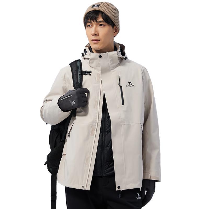 CAMEL Unisex 3-in-1 Outdoor Down Jacket