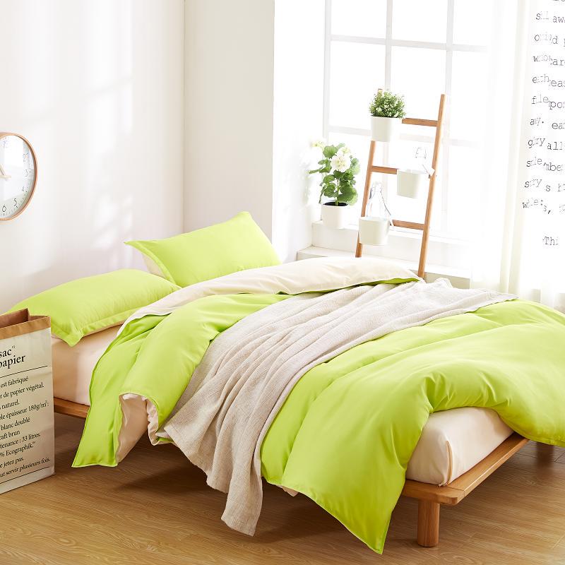 Adult Bed Linen Set Style Duvet Cover Brush Microfiber Bed Set Bedclothes Flat