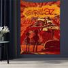 Gorillaz Hip Hop Hippie Nástěnné Tapiserie Umění Sci-Fi Pokoj Domácí Dekorace Kawaii Dekorace Pokojů