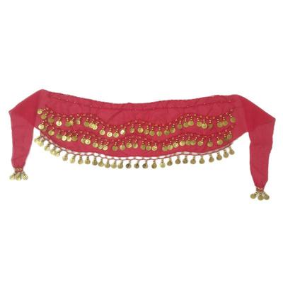 Gold Coin and Sequin Belly Dance Waist Chain and Hip Scarf Costume