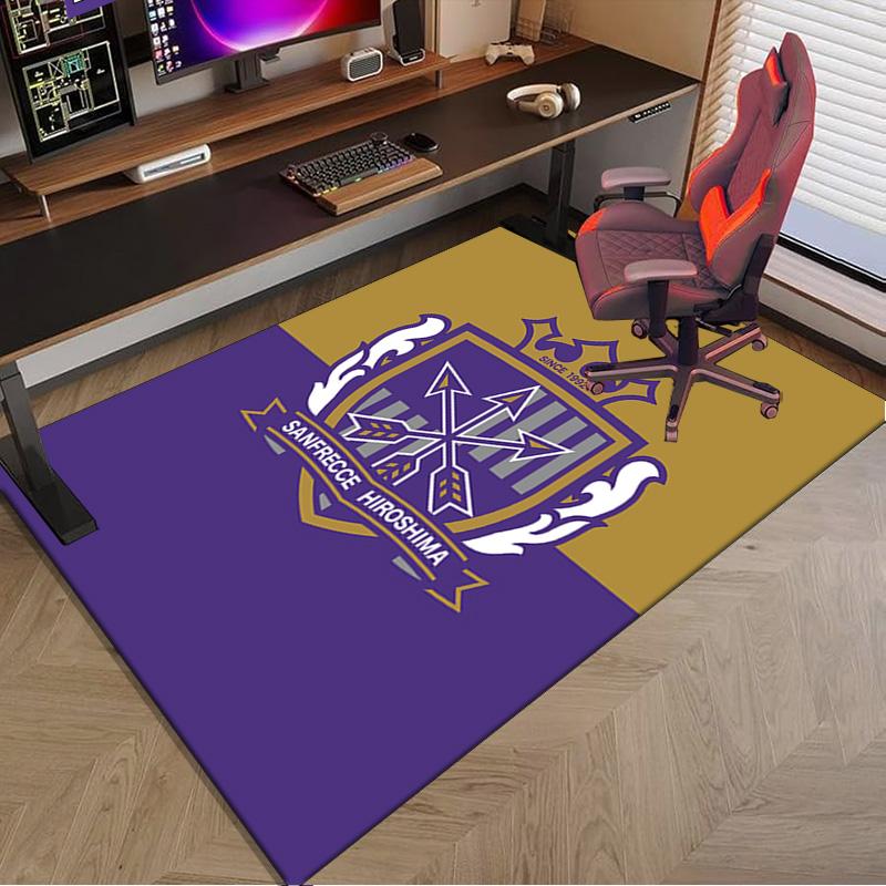 Football Club Emblem Printed Area Rug for Office, Chair Rug, Decorative Carpet Floor Mat, Large Size Fan gifts Christmas gifts