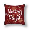 Christmas Themed Pillowcases Car Accessories Office Santa Claus Living Room Sofa Home Pillowcases