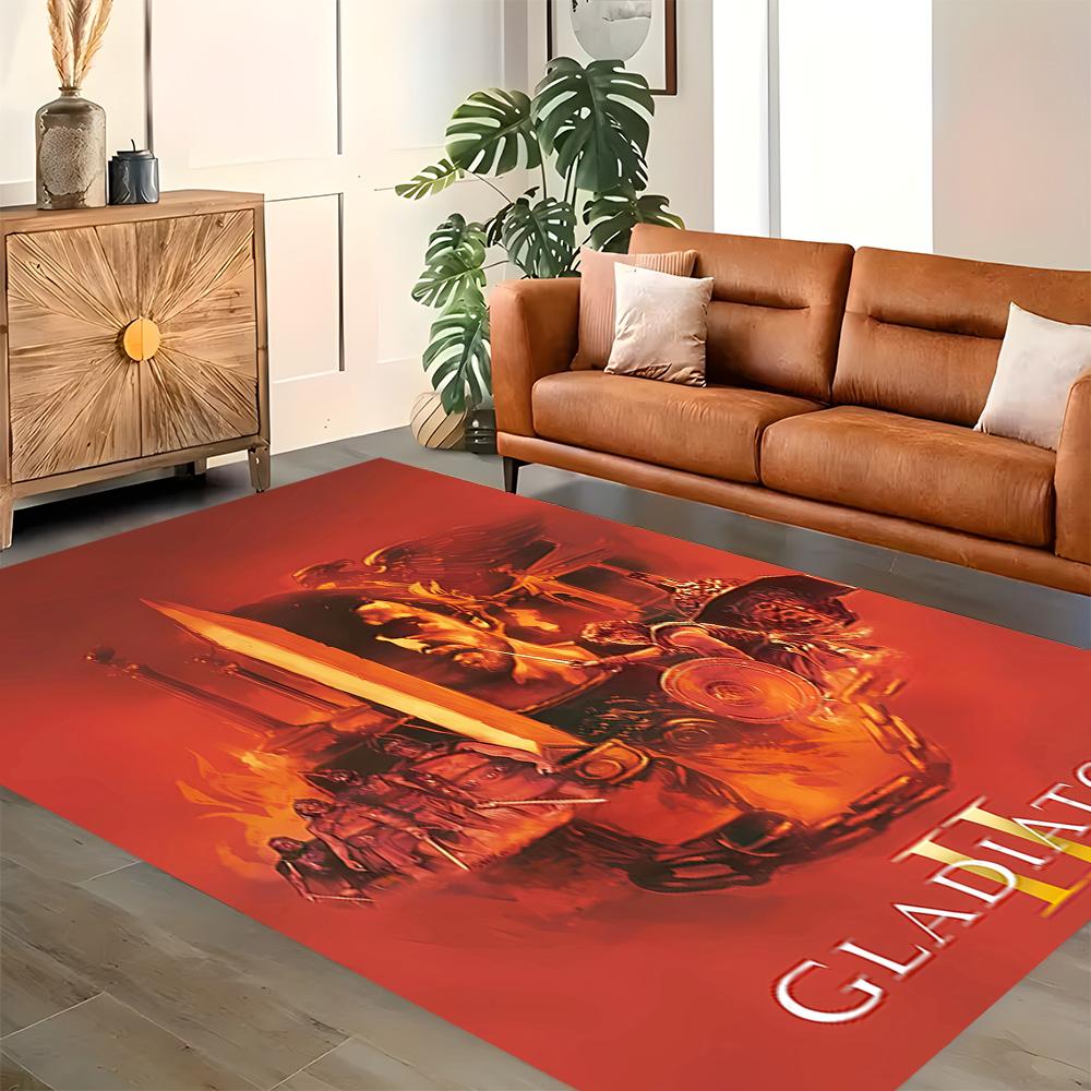 Gladiator Epic Journey Teppich für Wohnzimmer, Schlafzimmer, Heimdekoration und als Geschenke.