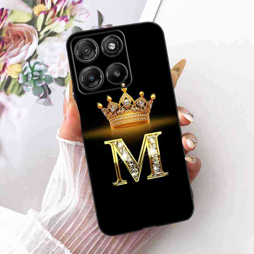 For Motorola Moto G67 Power Case Couple 26 Letters Cover Soft Silicone Phone Cases For Moto G 67 G67 Power Bumper