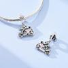 925 Silver Charms Beads Passport Dog Shoes Dangle Fit Bracelet Women Jewelry Gift DIY