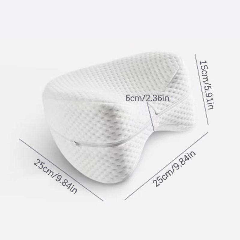 Heart-Shaped Memory Slow Rebound Cotton Vein Pad Leg Pillow Side Sleep Leg Drag Leg Pillow Clamp Leg Pillow Throw Pillow