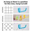 5pcs Multi-Purpose Metal Mesh Panel Hook Supermarket Store Product Display Rack Jewelry Toy Key Storage Hanger Home Organization