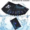 Wasserdichtes PVC Spielkarten-Set - Strapazierfähiges 54-Karten-Deck für Partys, Spiele, Cardistry und Zaubertricks Ideal für Familienspaß