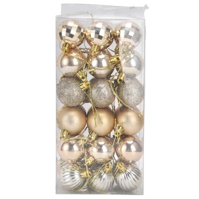36 Pz Palline per Albero di Natale Ornamenti Infrangibili Decorazioni da Appendere Ciondolo Natalizio per Festival