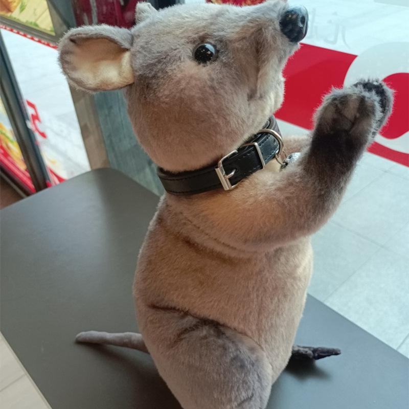 Cute Bells Blessing Animals Raccoon Otter Doll Plush Toy Cloak Kangaroo Doll Children's Ragdoll