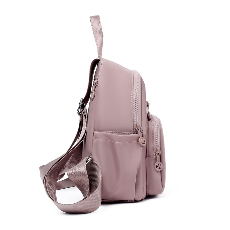 Mini Zaino da Donna Leggero in Nylon Piccolo Zaino Giornaliero con Tasche Multiple per Viaggio Lavoro