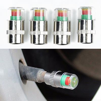 Monitor Pressione Pneumatici Auto Valvole Tappi Coprivalvole Sensore 38 32 36 PSI 3 Colori