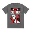TV Play Dexter Morgan Eyes T-shirts Men Women Clothing Casual Cotton Short Sleeves Oversized T Shirts Fashion Hip Hop Tee Shirt