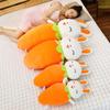 Carrot Bunny Mouse Throw Pillow Long Pillow Plush Toy Sleeping Pillow Bed Doll Birthday Gift Female