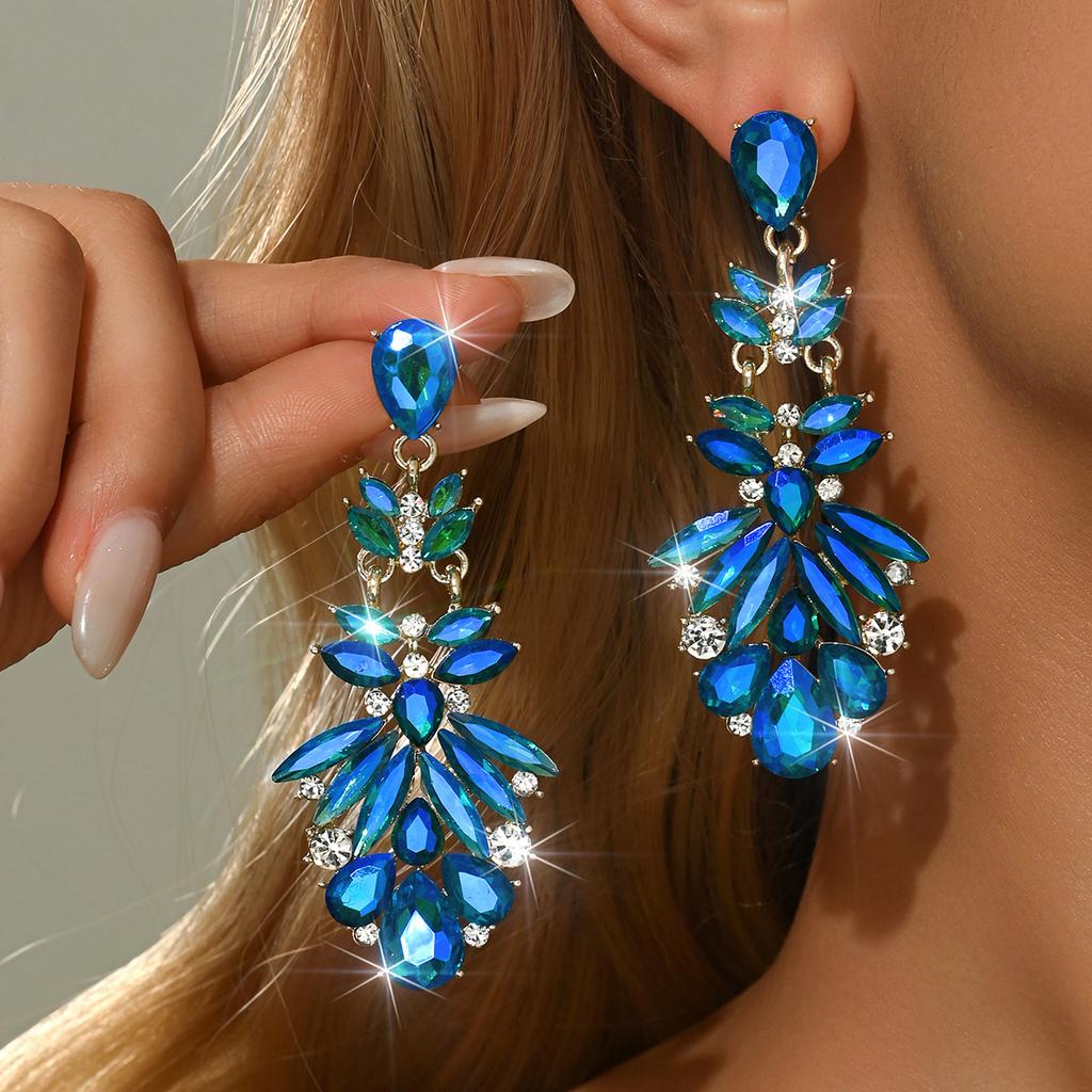 Cross Border Trendy Geometric Chic and Innovative Multi-color Dreamy Earrings and Accessories To Wear
