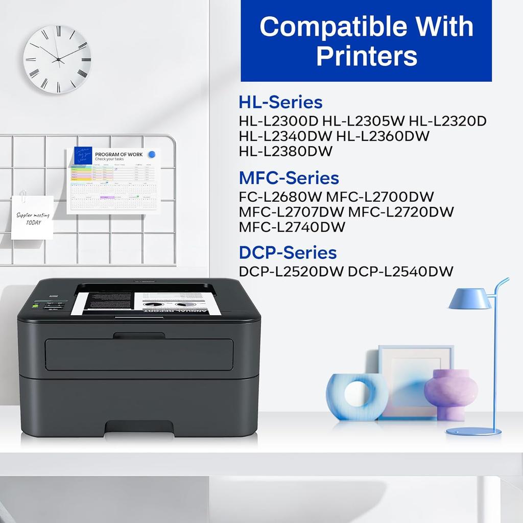TN-660 TN660 High Yield Toner Cartridge Replacement for Brother TN660 TN 660 DCP-L2540DW HL-L2320D HL-L2340DW MFC-L2700DW MFC-L2720DW MFC-L2740DW