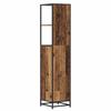 Bathroom Furniture Set Rustic Wood Look 35 X 37.5 X 166 Cm Particleboard