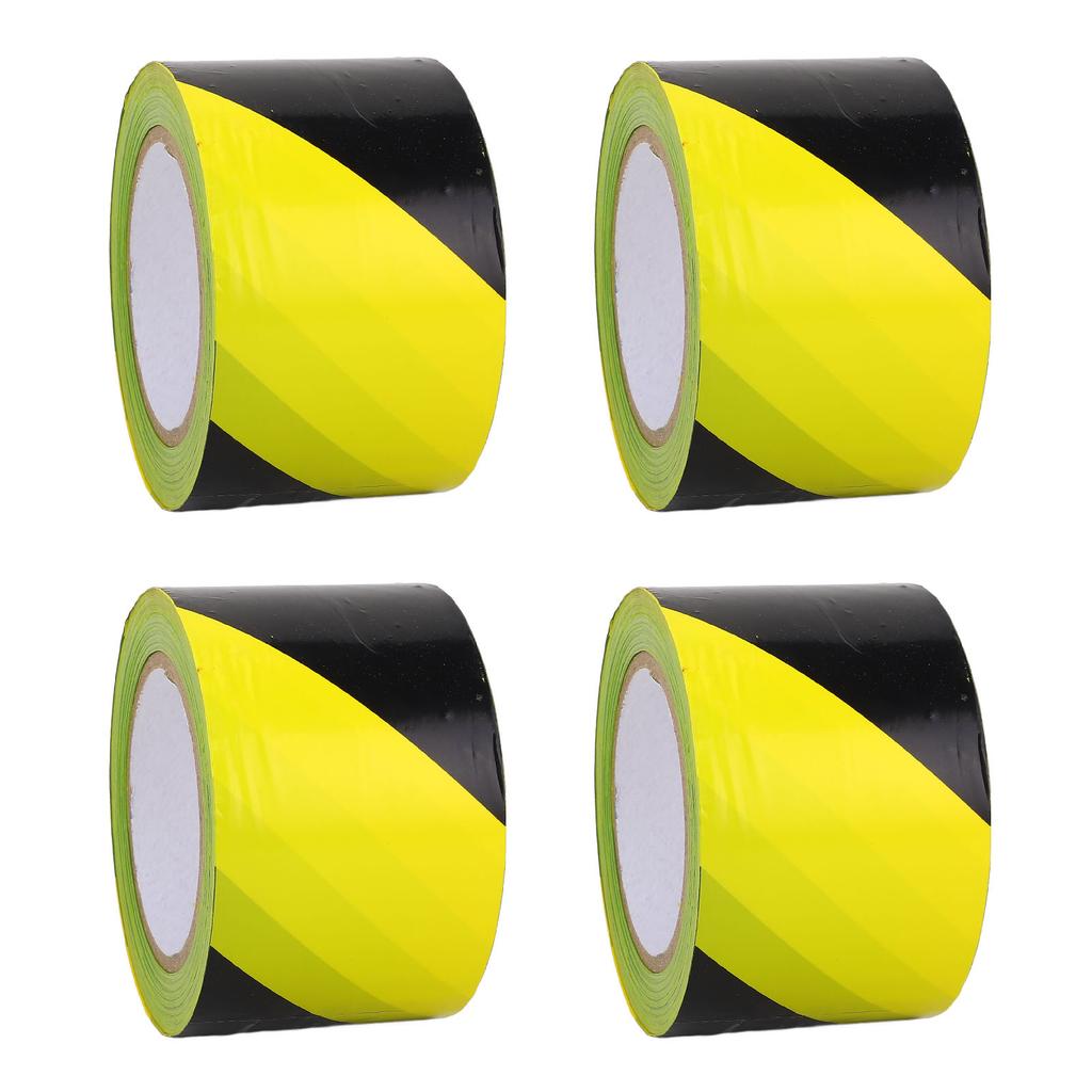 4 Stück Gelbes Absperrband Rolle PE Wind- und Regendicht Multifunktional Bau Warnung Sicherheit