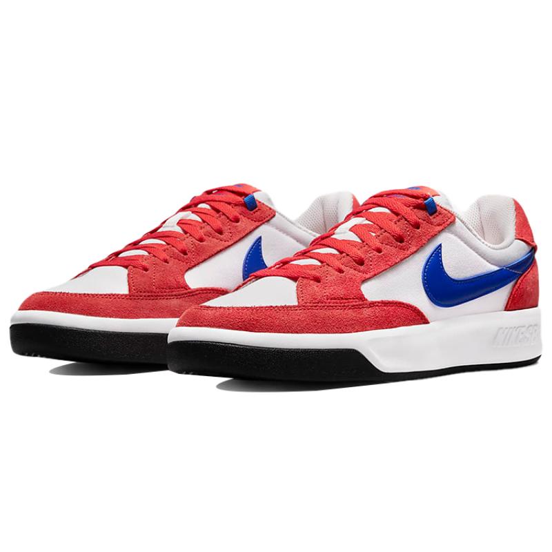 Nike Sb Adversary Premium Lobster Red Hyper Royal Skateboard Shoes CW7456-600