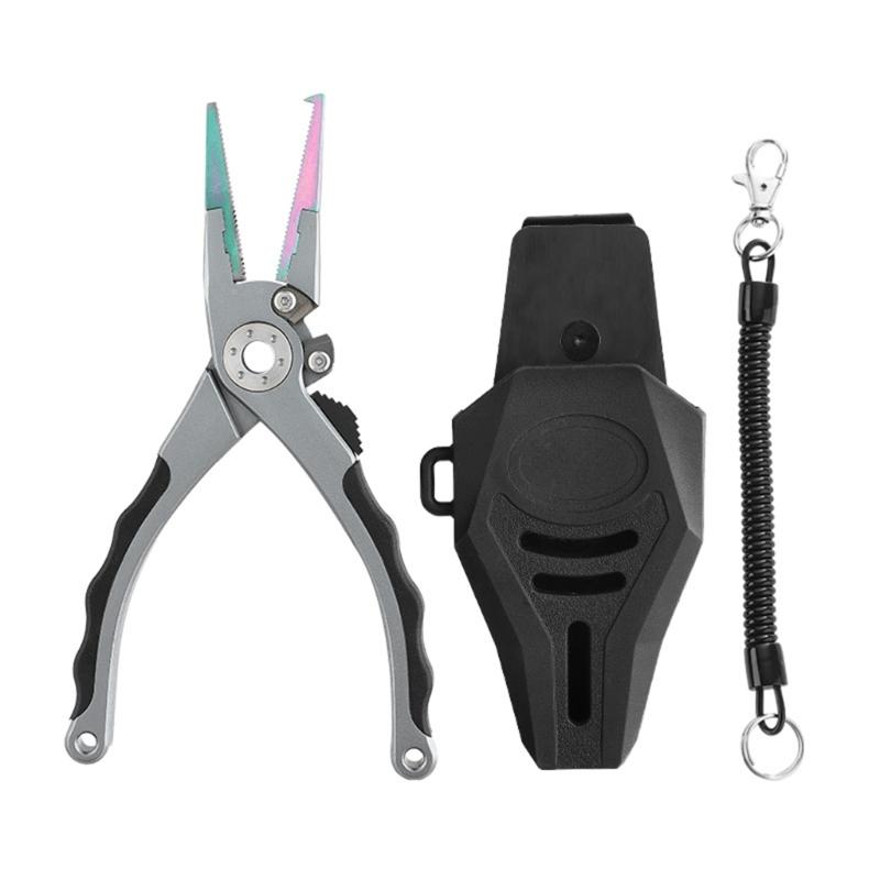 

Portable Small Fishing Pliers Scissors Cutting Fish Line Tongs Aluminum Alloy Hook Remover Fish Line Cutter Easy to Use 1