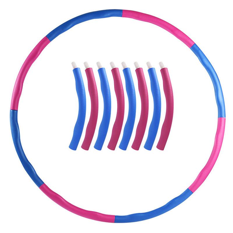 Detachable Foam Hula Hoop for Adults & Kids: Indoor/Outdoor Fitness Exercise