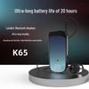 K65 Single-Ear Clip-On Bluetooth Sports Headset: Retractable, Noise-Canceling, Long Standby, Call Vibration.