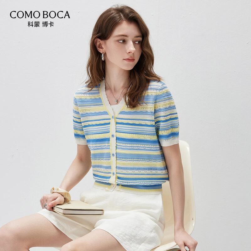 Women s Silk Blend Short Sleeve Knit Cardigan XL