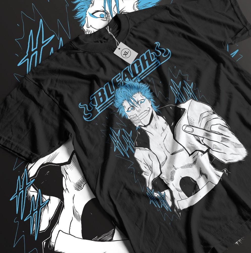 Футболка Ичиго Куросаки из Bleach, полоса с мангой, хоррор, аниме, подарок, футболка, все размеры, унисекс L