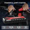 3000A Portable Car Jump Starter 80.66Wh, 12V Lithium-Ion with Smart Clamps, Quick Charge, LED Light, Storage Bag