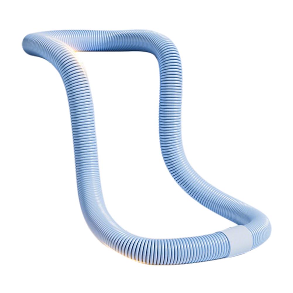 Weighted Fitness Hoop Portable Soft Spring Hoop Quiet Design Foldable Waist Toning Hoop Waist Training Circle for Fat Burning