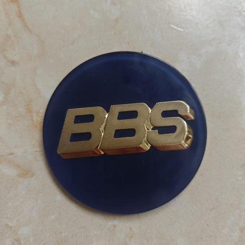 4 Stück 65mm Acryl ebene Oberfläche BBS Emblem Aufkleber Auto Felgennabe Center Kappe Nabe für BBS 0924030 Center Nabenkappen Zubehör
