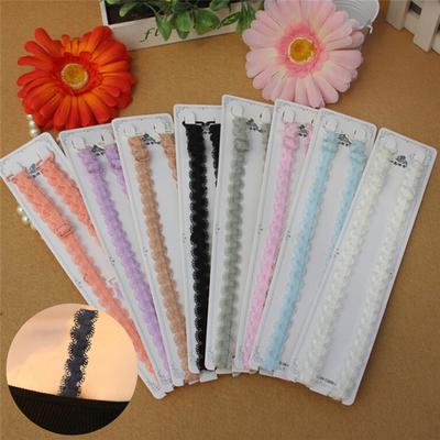 Kadın Çiçek Dalga Ayarlanabilir Görünmez Sutyen Askıları Elbise İç Aksesuarları