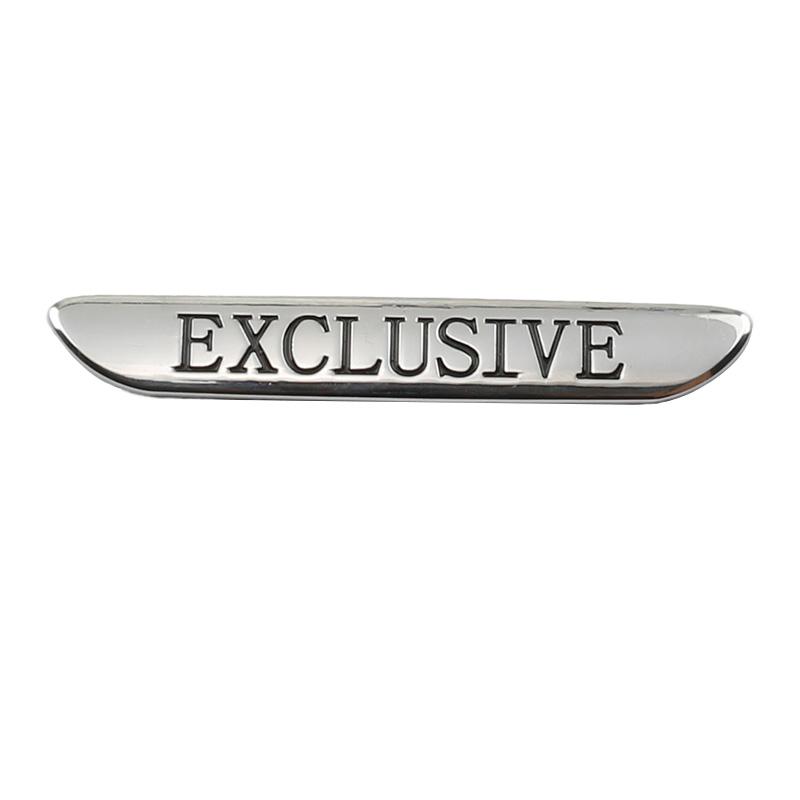 3D Metal Car Sticker EXCLUSIVE Grand Edition Fender Logo Decals For Mercedes Benz C260 C300 E260 E300 C200 Badge Emblems Parts AO4