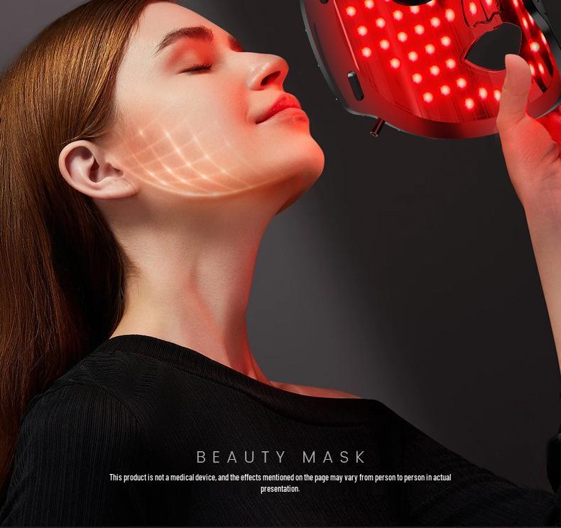 LED Seven-Color Photon Rejuvenation Mask - Beauty Light Therapy Instrument for Home Use