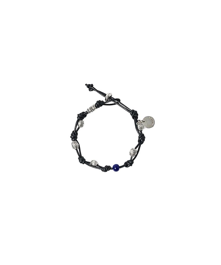 Youche Pret A Porter Sq Node Bracelet 001 Cobalt Blue