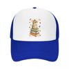 Whimsical Forest Mouse Study Time Mesh Baseball Cap Casual Hat Outdoor  For Womens Unisex FeUnisex