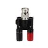 Bnc for Male Plug To Dual Banana Female Adapter Connector