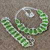 Peridot Gemstone Handmade  925 Sterling Silver Jewelry Set KKG-452