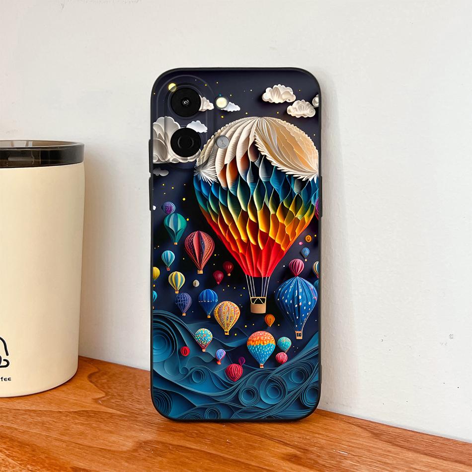 Case For Tecno Pop 20 / Spark Go 3 Stylish Design Back Cover For Tecno Pop20 / Spark Go3 Soft Liquid Silicone Lightweight Shell