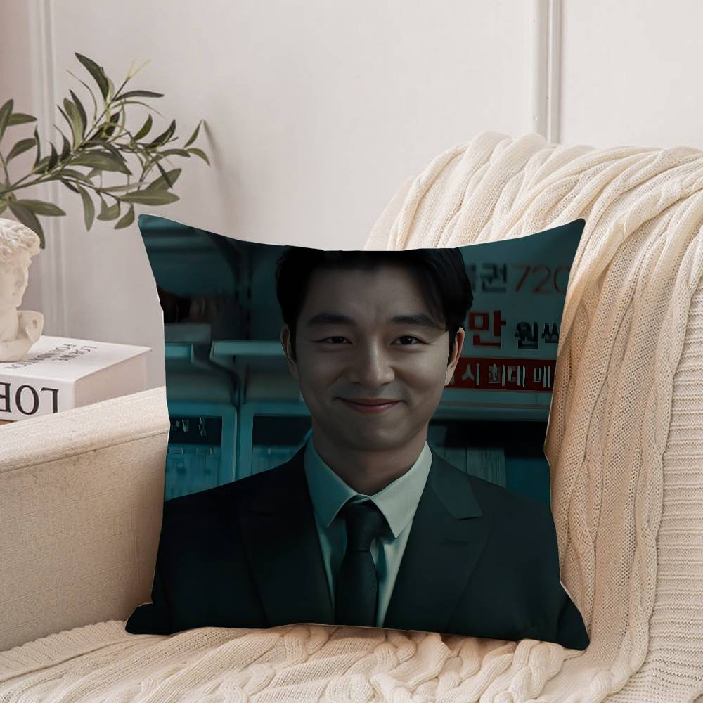 Custom G-Gong YooS KPOP Pillow Case Home Decor Throw For Sofa Bed Car Room Decor Gift Idea