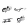 Chain Link Connector Metal Tensile Break-Proof Bike Chain Buckle Easy Disassembly Bike Chain Buckle for 8/9/10/11/12-Speed Chains
