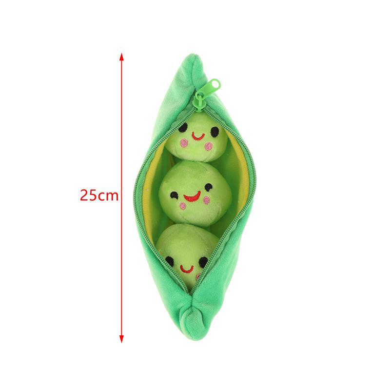 

Cute Bean 3 Peas In A Pod Plush Toy Soft Throw Sleeping Pillow Stuffed Toys Home Decortion