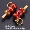 5pcs Fashion Strawberry Peach Watermelon Enamel Charm For Jewelry Making Supplies 3D Alloy Pendant DIY Accessories Findings Bulk